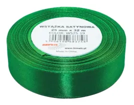 wstazka-satynowa-25mm-32m-zielen-trawiasta-brewis