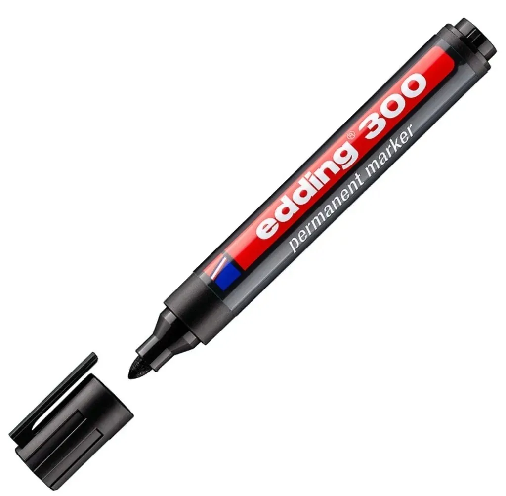 marker-permanentny-edding-300-czarny-okragly-stan-nowy