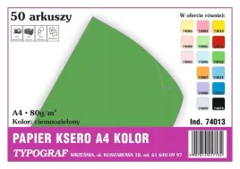 papier-ksero-typograf-a4-80g-ciemnozielony