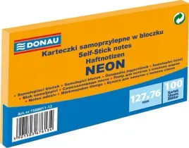 karteczki-samoprzylepne-127x76-donau-neon-pomaran