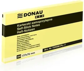 karteczki-samoprzylepne-donau-eco-127x76-zolte
