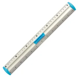 linijka-aluminiowa-30cm-niebieska-z-uchwytem-tetis