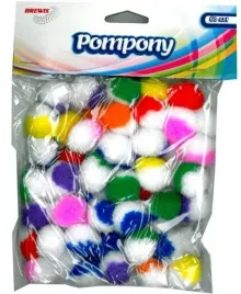pompony-brewis-pom09-dwukolorowe-60-sztuk