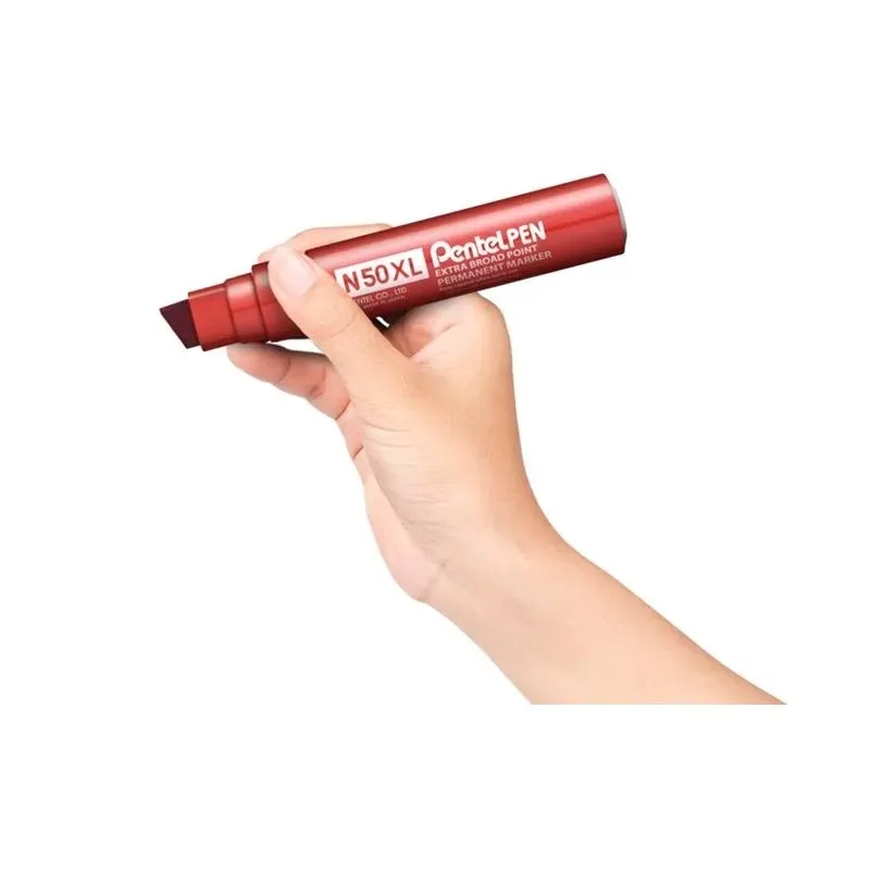 marker-permanentny-n50xl-sciety-czerwony-pentel-stan-nowy