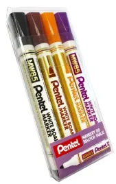 marker-suchoscieralny-pentel-mw85-4-kolory-w-etui