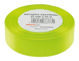 wstazka-satynowa-25mm-32m-neonowy-zielony-brewis