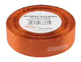 wstazka-satynowa-ozdobna-25mm-32m-miedziana-brewis