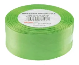 wstazka-satynowa-ozdobna-38mm-32m-zielona-brewis