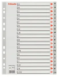 przekladki-plastikowe-esselte-a4-a-z-szare-100112