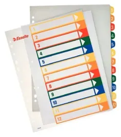 przekladki-plastikowe-esselte-a4-1-12-kolor-100214