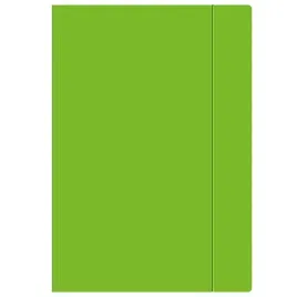 teczka-z-gumka-a4-fluo-zielona-interdruk