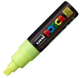 marker-posca-pc-8k-uni-z-farba-plakatowa-fluo-zol