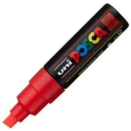 marker-posca-pc-8k-uni-z-farba-plakatowa-fluo-czer