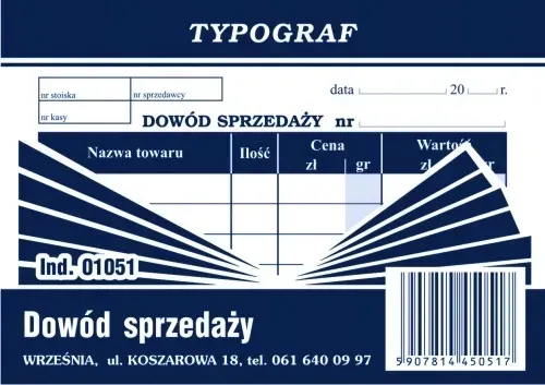 druk-01051-dowod-sprzedazy-paragon-a7-typograf-stan-nowy