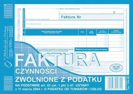 druk-198-faktura-a5-czynnosci-zwolnione-z-podatku