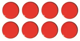 magnesy-okragle-tetis-czerwone-2-cm-8-sztuk