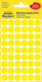 etykiety-avery-3144-kolka-12mm-zolte