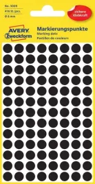 etykiety-avery-3009-kolka-8mm-czarne