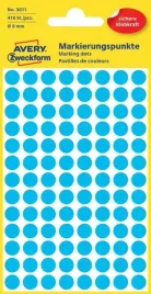 etykiety-avery-3011-kolka-8mm-niebieskie