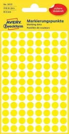 etykiety-avery-3013-kolka-8mm-zolte