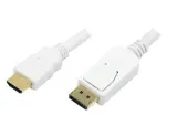 logilink-2m-hdmi-dp-displayport-bialy