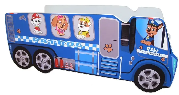 Łóżko dziecięce Psi PAW PATROL CIĘŻARÓWKA