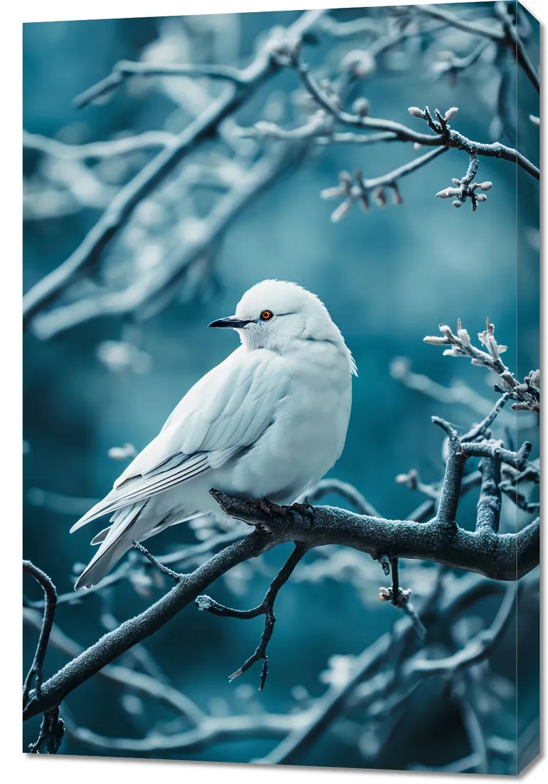 obraz-60x90cm-perlowy-ptak-stan-nowy