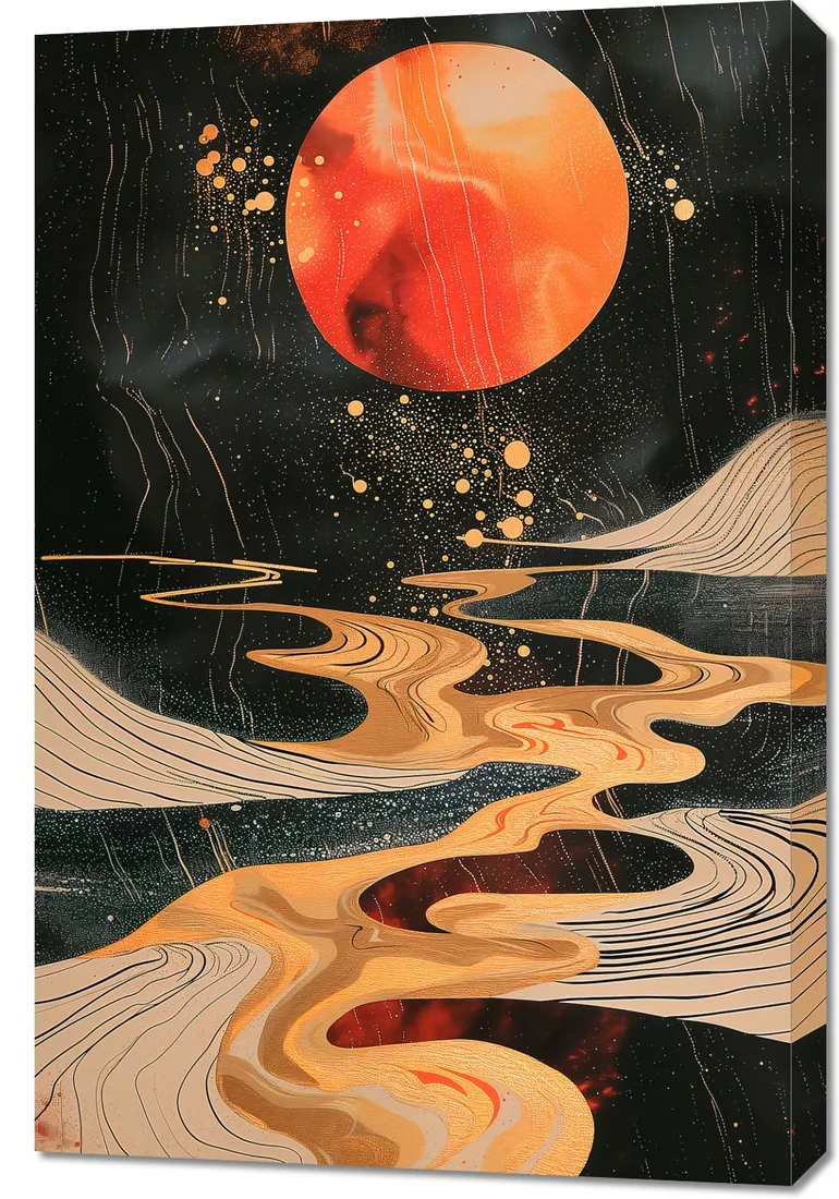 obraz-60x90cm-planetarny-taniec