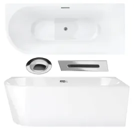 wanna-wolnostojaca-narozna-prawa-160-cm-syfon-korek-klik-klak