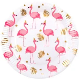 talerzyki-papierowe-flamingi-hawajskie-boland-23-cm-10-szt