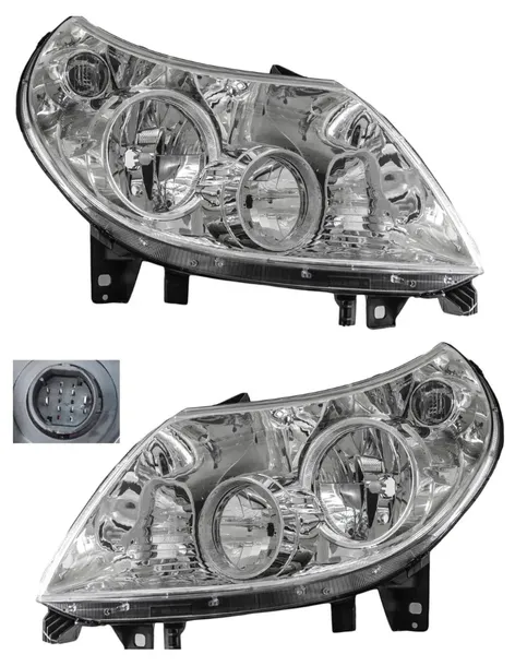 CITROEN JUMPER 2006-2010 REFLEKTOR LAMPA KOMPLET