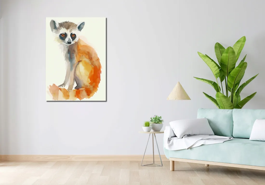 obraz-70x100cm-lemurek