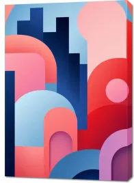 obraz-70x100cm-miasto-kolorow