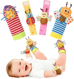 grzechotki-na-raczki-i-nozki-2x-pszczolka-2x-biedronka