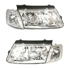 volkswagen-passat-b5-reflektory-clear-lampy-przod-kierunkowskazy-zestaw