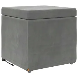 halka-ciemnoszary-41-x-41-x-40-cm-welur-i-drewno-inzynieryjne