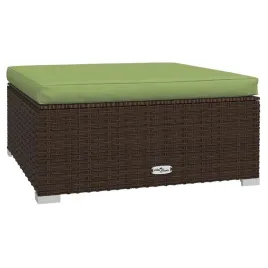 podnozek-ogrodowy-rattanowy-70x70-brazowy-z-zielona-poduszka