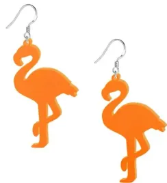 kolczyki-flamingi-classic-pomaranczowe-35x60-mm