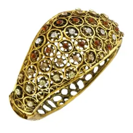 metalowa-sztywna-bransoletka-kolorowe-kamienie