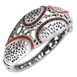 owalna-sztywna-bransoletka-czerwone-kamienie