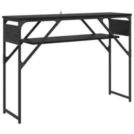 stolikkonsolowy-czarny-dab-105x30x75cm-material-drewnopochodny