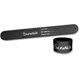 opaska-informacyjna-dla-dziecka-szara-scrunch