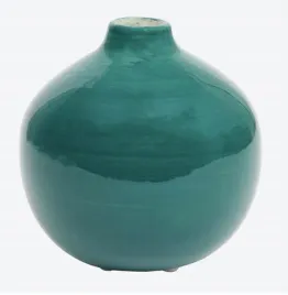 wazon-ceramiczny-forest-green-kula-blyszczacy-dekoracyjny-12-cm