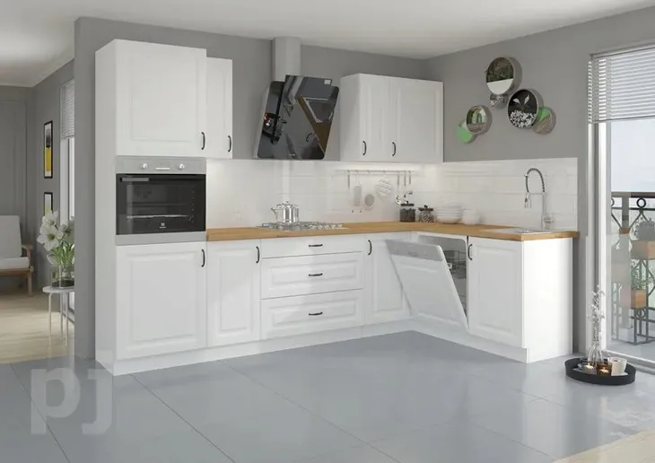Kuchnia Stilo Wh/Wh 285 x 150, stówrz wsłaną kuchnie