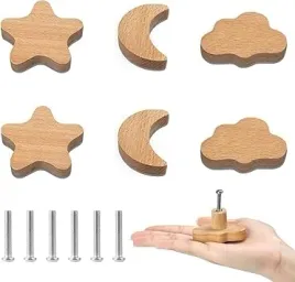 9x-drewniana-galka-uchwyt-do-mebli-ze-srubami-niebo-chmura-gwiazda-ksiezyc