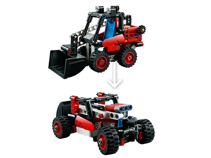 lego-technic-miniladowarka-koparka-42116-stan-nowy