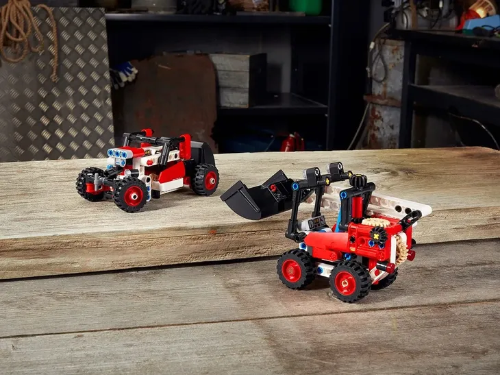 lego-technic-miniladowarka-koparka-42116-stan-nowy
