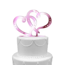 topper-z-pleksy-dwa-serca-rozowy-lustrzany-15-cm