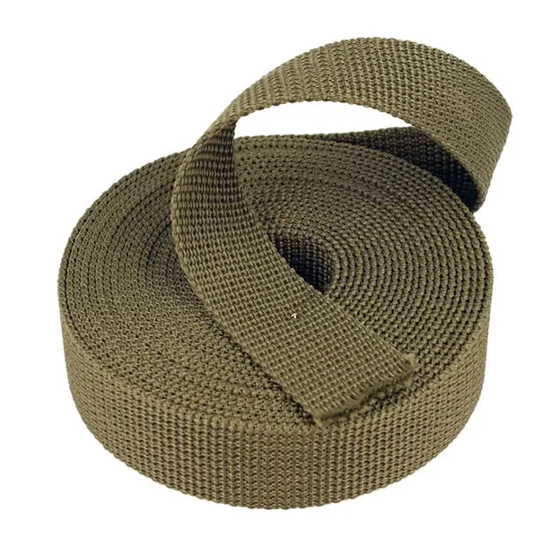 Taśma Nośna 25mm/1,6mm OLIWKA polipropylen 5m