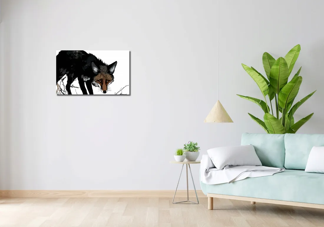 obraz-70x40cm-nieufny-lis